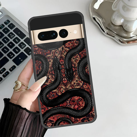 Google Pixel 7 Pro Cover - ONation Persian Rugs Series 3 - HQ Ultra Shine Premium Infinity Glass Soft Silicon Borders Case