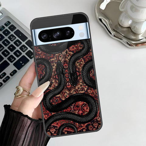 Google Pixel 8 Pro Cover - ONation Persian Rugs Series 3 - HQ Ultra Shine Premium Infinity Glass Soft Silicon Borders Case