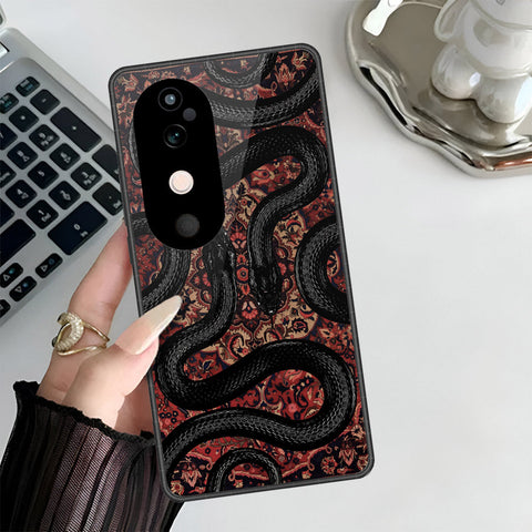 Vivo S19 Cover - Onation Persian Rugs Series 3 - HQ Ultra Shine Premium Infinity Glass Soft Silicon Borders Case