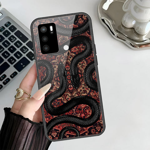 Oppo A54s Cover - ONation Persian Rugs Series 3 - HQ Ultra Shine Premium Infinity Glass Soft Silicon Borders Case