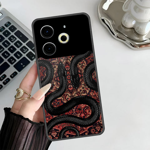 Tecno Pova 6 Cover - ONation Persian Rugs Series 3 - HQ Ultra Shine Premium Infinity Glass Soft Silicon Borders Case
