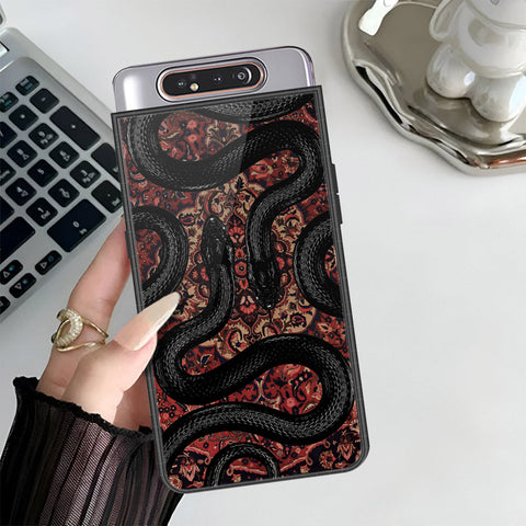 Samsung Galaxy A90 Cover - ONation Persian Rugs Series 3 - HQ Ultra Shine Premium Infinity Glass Soft Silicon Borders Case
