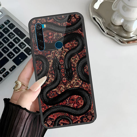 Xiaomi Redmi Note 8 Cover - Onaton Persian Rugs Series 3 - HQ Ultra Shine Premium Infinity Glass Soft Silicon Borders Case