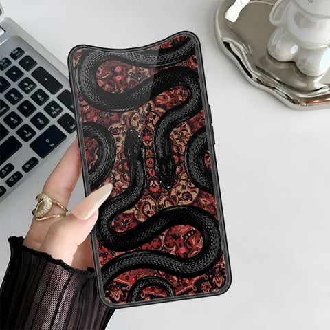 Oppo Find X Cover - Onaton Persian Rugs Series 3 - HQ Ultra Shine Premium Infinity Glass Soft Silicon Borders Case