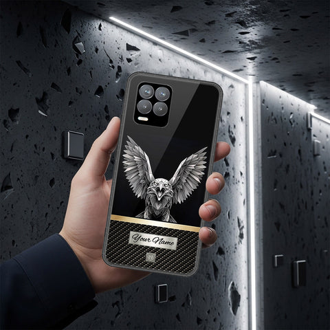 Realme 8 Pro Cover - Alpha Signature Series - HQ Ultra Shine Premium Infinity Glass Soft Silicon Borders Case