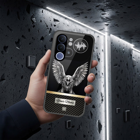 Vivo V70 FE Cover - Alpha Signature Series - HQ Ultra Shine Premium Infinity Glass Soft Silicon Borders Case