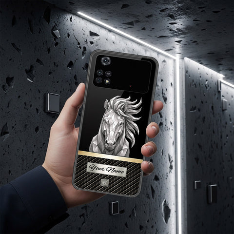 Xiaomi Poco M4 Pro Cover - Alpha Signature Series - HQ Ultra Shine Premium Infinity Glass Soft Silicon Borders Case