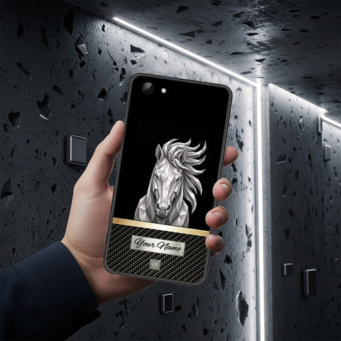 Vivo Y81s Cover - Alpha Signature Series - HQ Ultra Shine Premium Infinity Glass Soft Silicon Borders Case