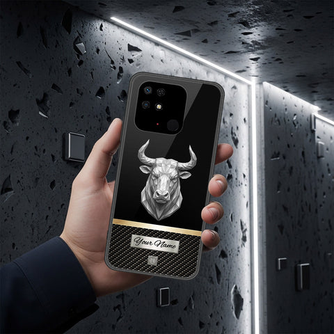 Xiaomi Redmi 10C Cover - Alpha Signature Series - HQ Ultra Shine Premium Infinity Glass Soft Silicon Borders Case
