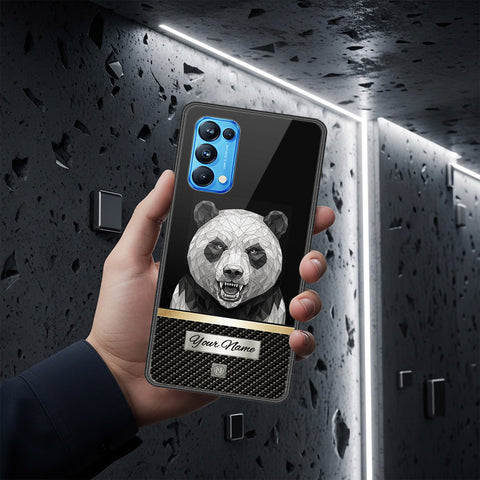 Oppo Reno 5 Pro 5G Cover - Alpha Signature Series - HQ Ultra Shine Premium Infinity Glass Soft Silicon Borders Case