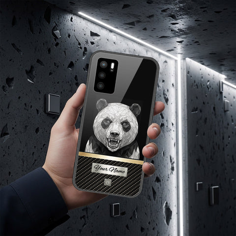 Oppo A16 Cover - Alpha Signature Series - HQ Ultra Shine Premium Infinity Glass Soft Silicon Borders Case
