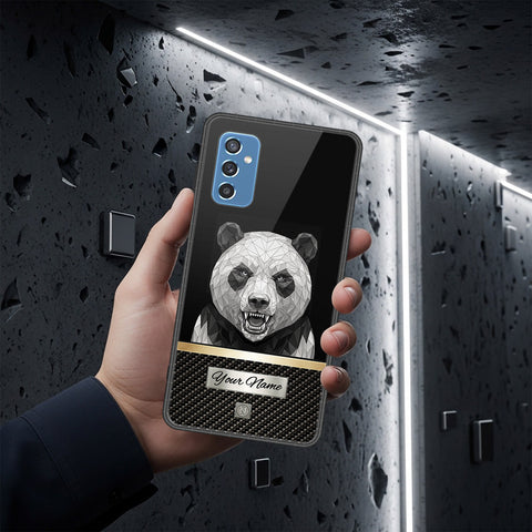 Samsung Galaxy M52 5G Cover - Alpha Signature Series - HQ Ultra Shine Premium Infinity Glass Soft Silicon Borders Case