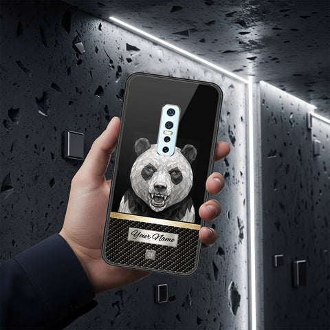 Vivo V17 Pro Cover - Alpha Signature Series - HQ Ultra Shine Premium Infinity Glass Soft Silicon Borders Case