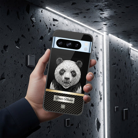 Google Pixel 8 Pro Cover - Alpha Signature Series - HQ Ultra Shine Premium Infinity Glass Soft Silicon Borders Case