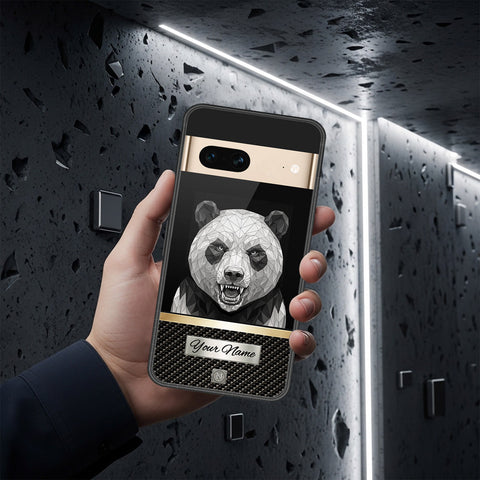 Google Pixel 7 Cover - Alpha Signature Series - HQ Ultra Shine Premium Infinity Glass Soft Silicon Borders Case