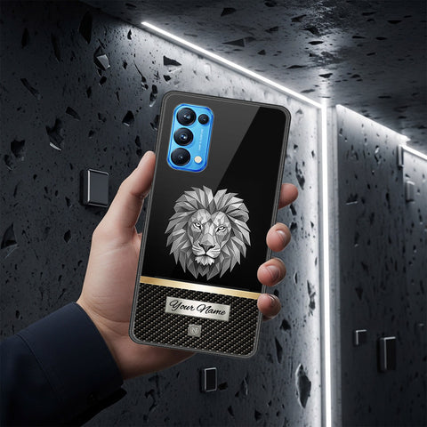 Oppo Reno 5 Pro 5G Cover - Alpha Signature Series - HQ Ultra Shine Premium Infinity Glass Soft Silicon Borders Case