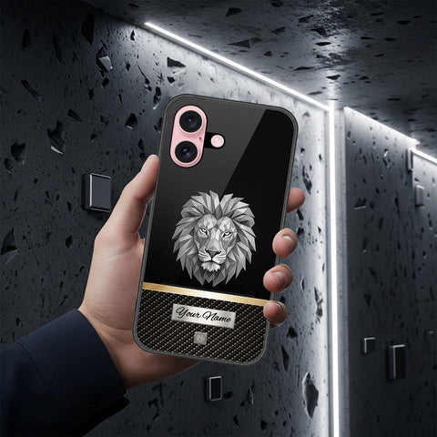 iPhone 16 - Alpha Signature Series - HQ Ultra Shine Premium Infinity Glass Soft Silicon Borders Case