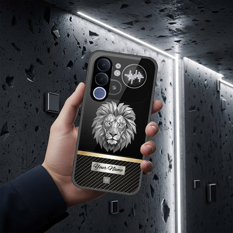 Vivo V70 FE Cover - Alpha Signature Series - HQ Ultra Shine Premium Infinity Glass Soft Silicon Borders Case