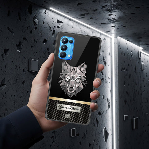 Oppo Reno 5 Pro 5G Cover - Alpha Signature Series - HQ Ultra Shine Premium Infinity Glass Soft Silicon Borders Case