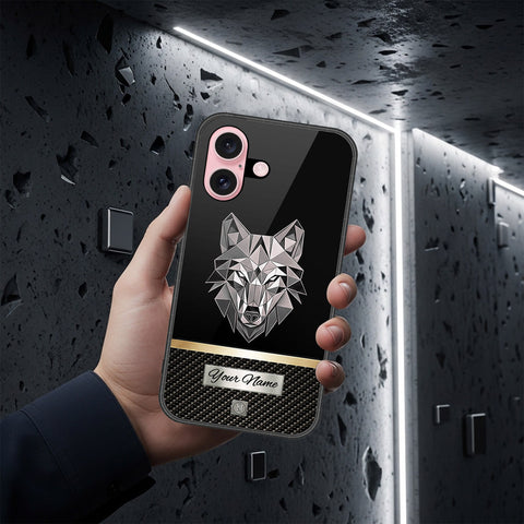 iPhone 16 Plus - Alpha Signature Series - HQ Ultra Shine Premium Infinity Glass Soft Silicon Borders Case