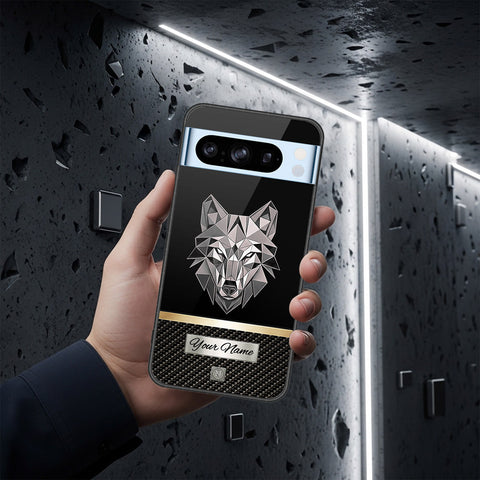 Google Pixel 8 Pro Cover - Alpha Signature Series - HQ Ultra Shine Premium Infinity Glass Soft Silicon Borders Case