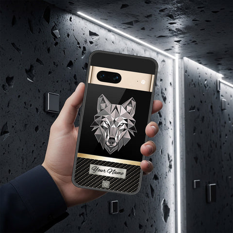 Google Pixel 7 Cover - Alpha Signature Series - HQ Ultra Shine Premium Infinity Glass Soft Silicon Borders Case