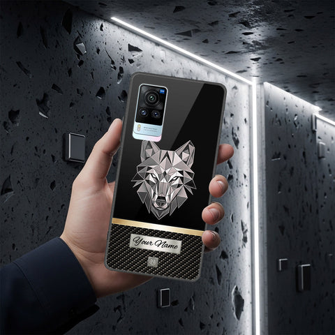 Vivo X60 Cover - Alpha Signature Series - HQ Ultra Shine Premium Infinity Glass Soft Silicon Borders Case
