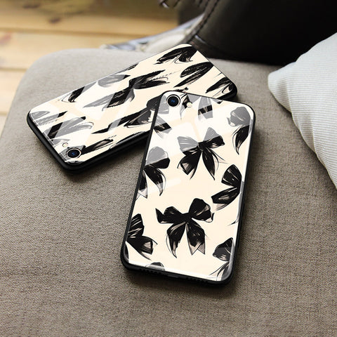 iPhone 17e Cover - ONation Bow Series - HQ Ultra Shine Premium Infinity Glass Soft Silicon Borders Case