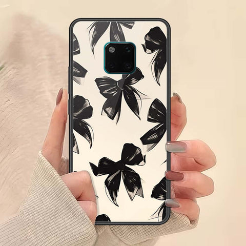 Huawei Mate 20 Pro Cover - ONation Bow Series - HQ Ultra Shine Premium Infinity Glass Soft Silicon Borders Case