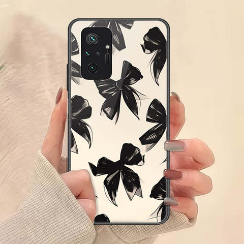 Xiaomi Redmi Note 10 Pro 4G Cover - ONation Bow Series - HQ Ultra Shine Premium Infinity Glass Soft Silicon Borders Case