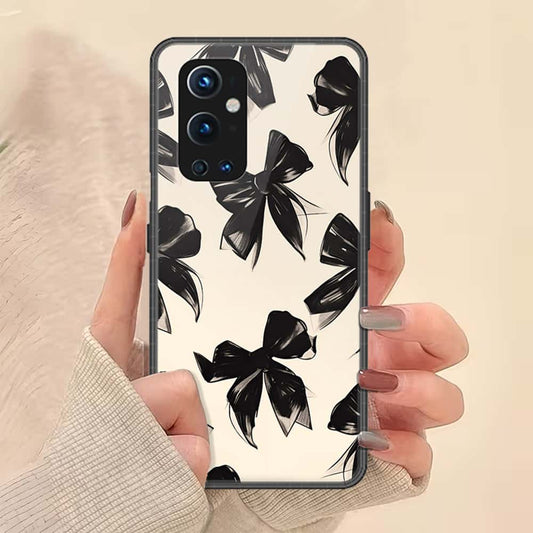 OnePlus 9 Pro Cover - ONation Bow Series - HQ Ultra Shine Premium Infinity Glass Soft Silicon Borders Case