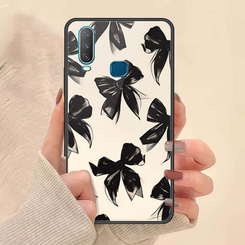 Vivo Y15 Cover - ONation Bow Series - HQ Ultra Shine Premium Infinity Glass Soft Silicon Borders Case