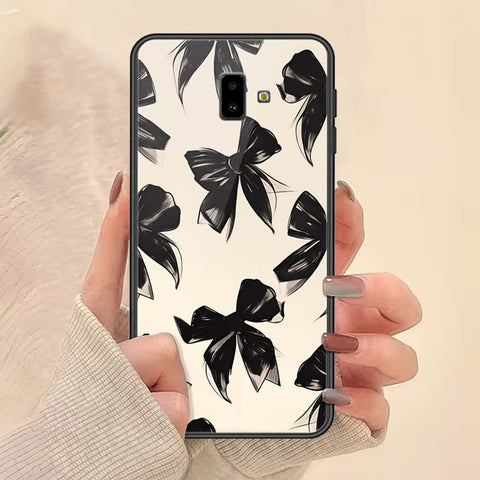 Samsung Galaxy J6 Prime Cover - ONation Bow Series - HQ Ultra Shine Premium Infinity Glass Soft Silicon Borders Case