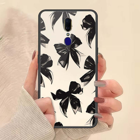 Oppo A9 / A9x Cover - ONation Bow Series - HQ Ultra Shine Premium Infinity Glass Soft Silicon Borders Case
