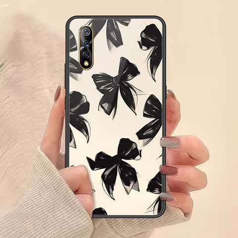 Vivo Y7s Cover - ONation Bow Series - HQ Ultra Shine Premium Infinity Glass Soft Silicon Borders Case
