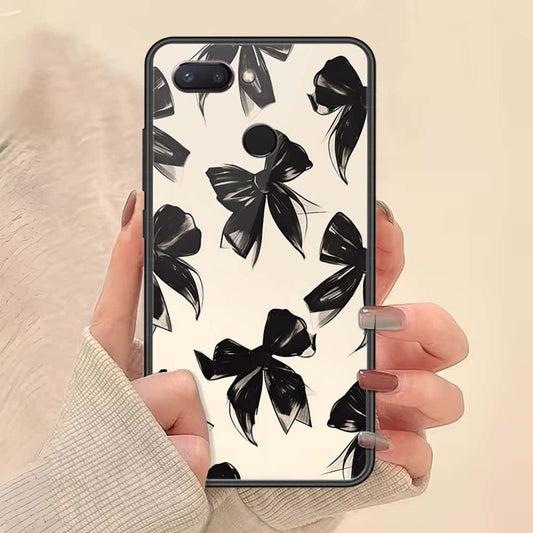 Xiaomi Mi 8 Lite Cover - ONation Bow Series - HQ Ultra Shine Premium Infinity Glass Soft Silicon Borders Case