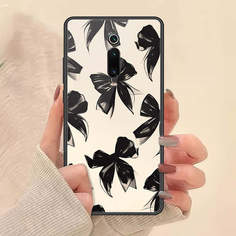 Xiaomi Mi 9T Cover - ONation Bow Series - HQ Ultra Shine Premium Infinity Glass Soft Silicon Borders Case