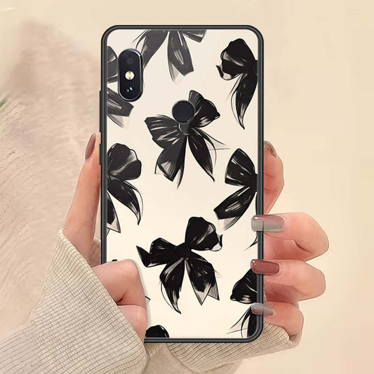 Xiaomi Redmi Note 5 Pro Cover - ONation Bow Series - HQ Ultra Shine Premium Infinity Glass Soft Silicon Borders Case