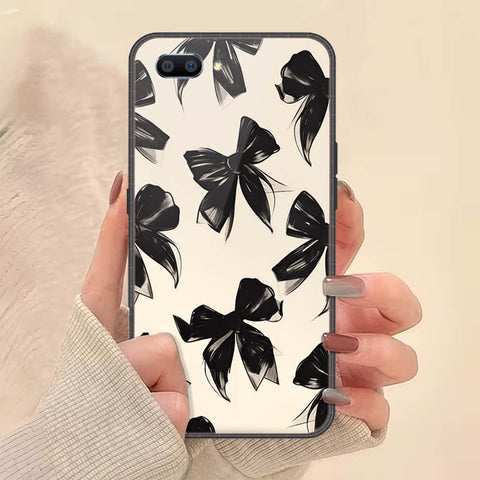 Oppo A12e Cover - ONation Bow Series - HQ Ultra Shine Premium Infinity Glass Soft Silicon Borders Case