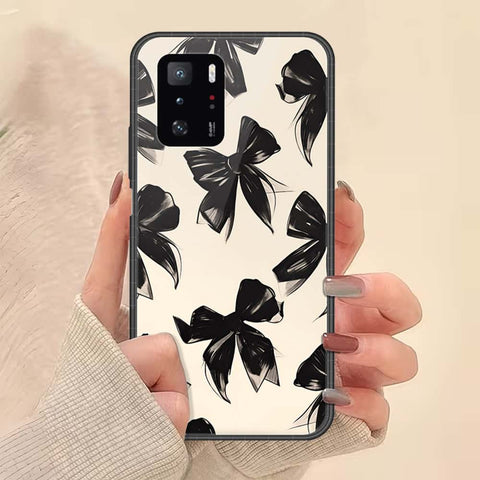 Xiaomi Poco X3 GT Cover - ONation Bow Series - HQ Ultra Shine Premium Infinity Glass Soft Silicon Borders Case