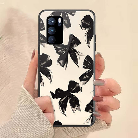 Oppo Reno 6 Pro 5G Cover - ONation Bow Series - HQ Ultra Shine Premium Infinity Glass Soft Silicon Borders Case
