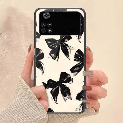 Xiaomi Poco M4 Pro Cover - ONation Bow Series - HQ Ultra Shine Premium Infinity Glass Soft Silicon Borders Case