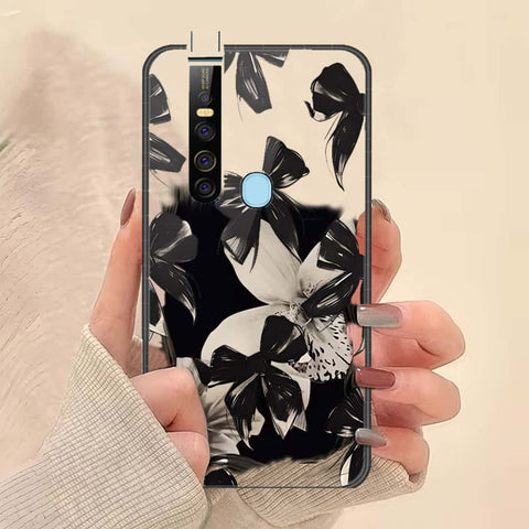 Tecno Camon 15 Premier Cover - ONation Bow Series - HQ Ultra Shine Premium Infinity Glass Soft Silicon Borders Case