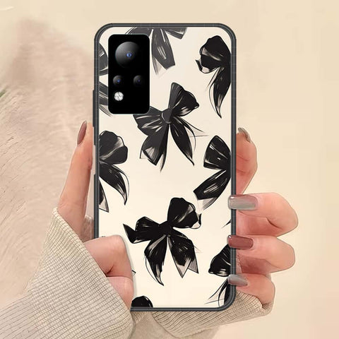 Infinix Note 11 Cover - ONation Bow Series - HQ Ultra Shine Premium Infinity Glass Soft Silicon Borders Case