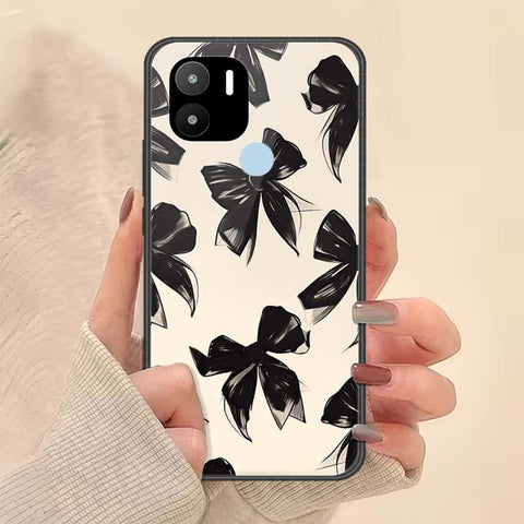 Xiaomi Redmi A2 Plus Cover - ONation Bow Series - HQ Ultra Shine Premium Infinity Glass Soft Silicon Borders Case