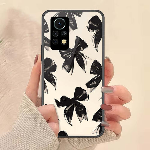 Infinix Note 11s Cover - ONation Bow Series - HQ Ultra Shine Premium Infinity Glass Soft Silicon Borders Case