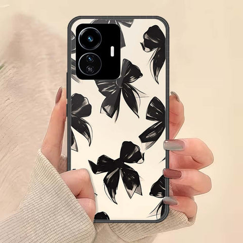 Vivo Y77 5G Cover - ONation Bow Series - HQ Ultra Shine Premium Infinity Glass Soft Silicon Borders Case