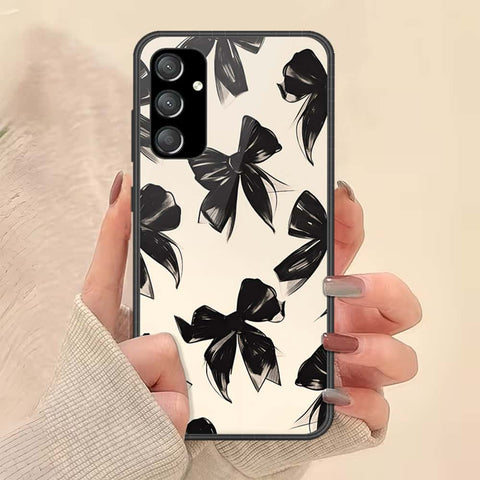 Samsung Galaxy A54 5G Cover - ONation Bow Series - HQ Ultra Shine Premium Infinity Glass Soft Silicon Borders Case