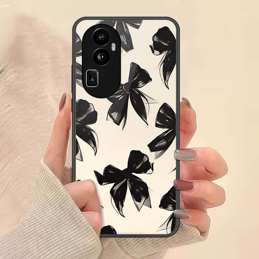 Oppo Reno 10 Pro Plus Cover - ONation Bow Series - HQ Ultra Shine Premium Infinity Glass Soft Silicon Borders Case