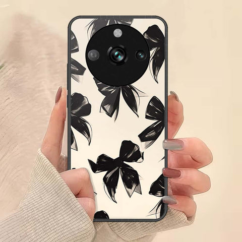 Realme 11 Pro Cover - ONation Bow Series - HQ Ultra Shine Premium Infinity Glass Soft Silicon Borders Case